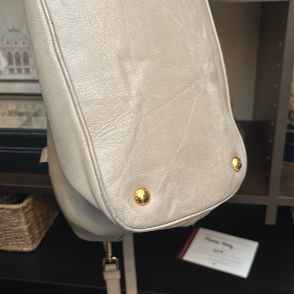 Prada Beige Leather Tote - Picture 15 of 15